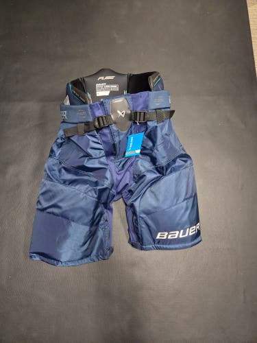 Brand New Men's Senior Large Bauer Supreme Fuse Hockey Navy Blue Pants