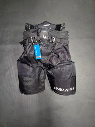 Brand New Men's Senior Large Bauer Supreme Fuse Hockey Black Pants