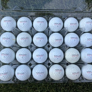 24 Kirkland Performance + Golf Balls (2 dozen) 4A Near Mint Condition