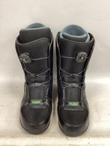 Used Flow THE ANSR COILER Mens Snowboard Boots Black Senior 14 11851-S000051126