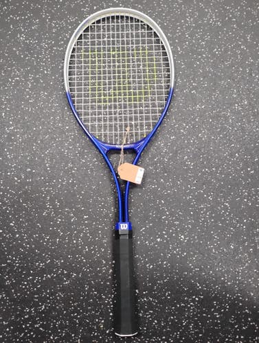 Used Wilson PRO STAR Adult Tennis Racquet Navy Blue 4 1/2" 11849-S000043431