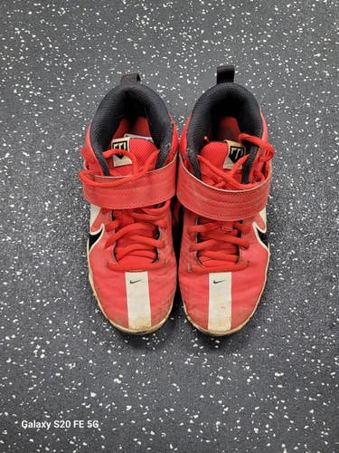Used Nike TROUT BB/SB Cleats Red Junior 03 11849-S000043499