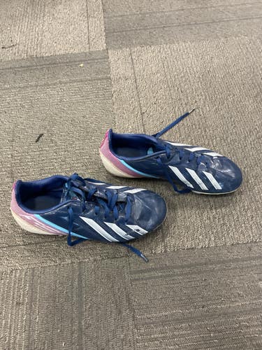 Used Adidas Soccer Cleats Navy Blue Junior 03 11614-S000238161