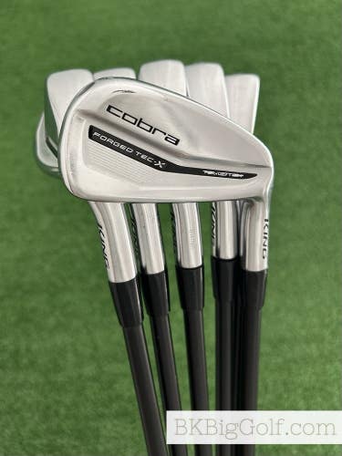 Cobra King Forged Tec X 23 Iron Set 5-P / KBS TGI 75 Regular Graphite