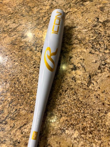 2026 Rawlings Icon Composite BBCOR Certified Bat (-3) 28 oz 31" (Used)