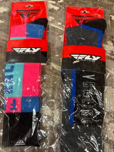 Boys Small / Medium Fly Racing Socks (New)