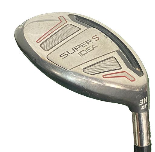 Adams Super S Idea 3 Hybrid 19* RH High Launch Regular Graphite 39.5" Nice Club