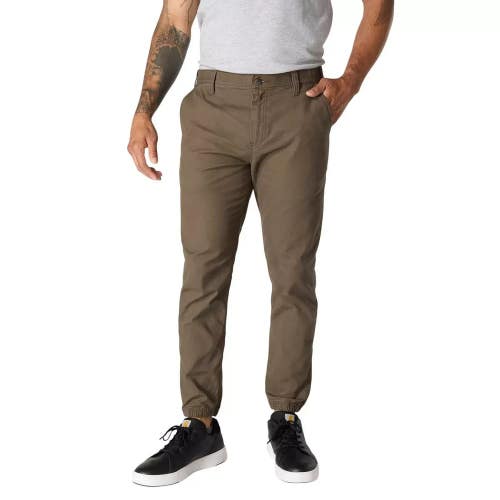 Carhartt Rugged Flex Jogger Men's 38 Tarmac Canvas Relaxed Fit Workwear KFC1220