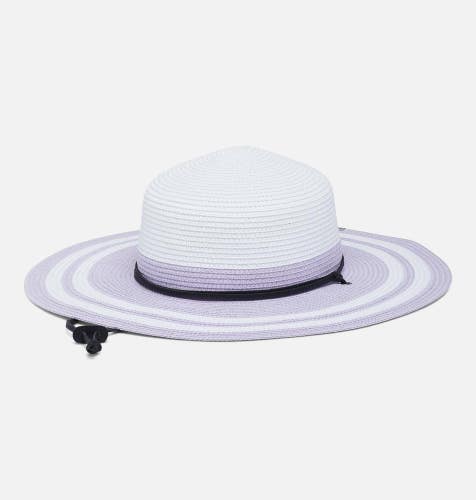 Columbia Global Adventure Packable Hat II Women's Large White Wide Brim KFC1217