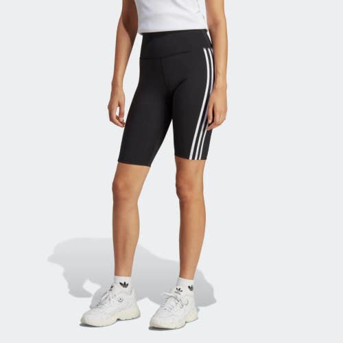 Adidas Adicolor Classics Short Leggings Women's Small Black High-Waisted KFC1172