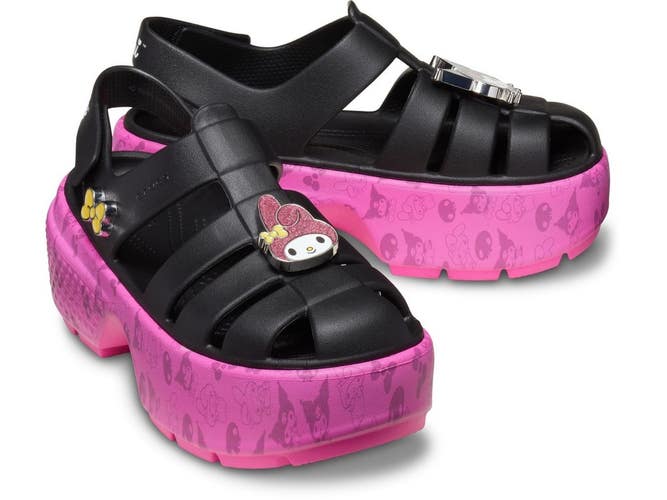 Crocs Stomp Sandal Unisex M6W7 Hello Kitty & Friends My Melody & Kuromi ZOGG3446
