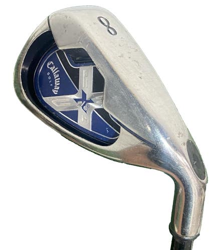 Callaway X-18 8 Iron RH Men's System CW 85 Stiff Graphite 36.5 Nice Factory Grip