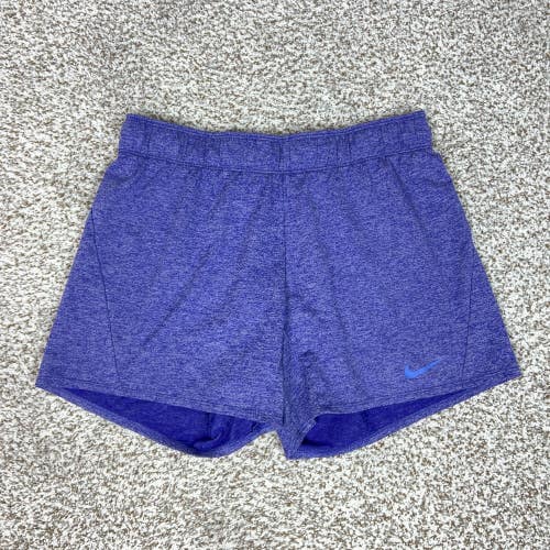 Nike Shorts Womens Small Blue Dri-FIT Running 4" Training Athletic Gym Sports