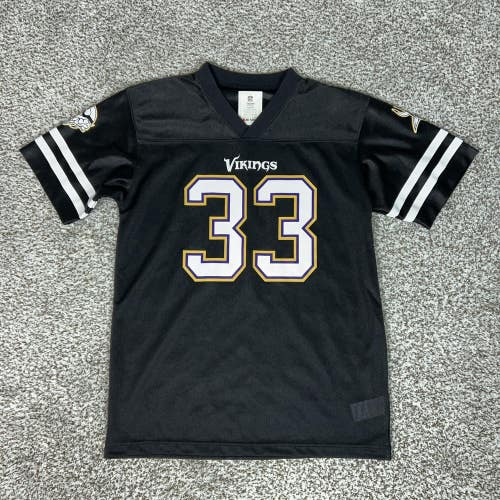 Minnesota Vikings Jersey Boys Youth XL Black NFL Football Dalvin Cook 33 Sports