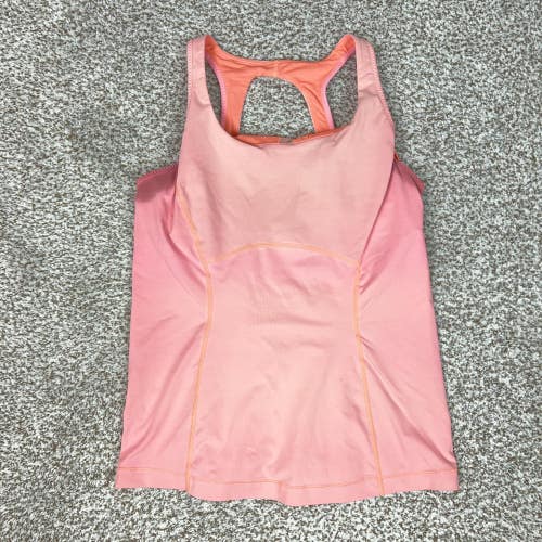 Lululemon Tank Top Womens Small Pink Built In Bra Racerback Yoga Gym Athletic