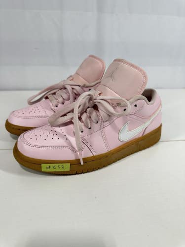 #353 Jordan Air Jordan 1 Low Arctic Pink/White Gum Light Brown DC0774-601 Sz 7.5