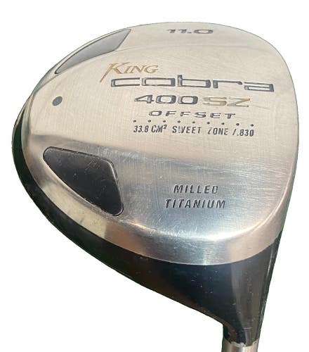 King Cobra Offset 400 SZ Milled Ti Driver 11 RH 50g Senior Graphite 45" New Grip