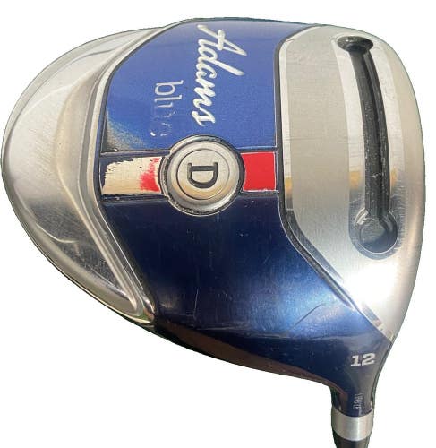 Adams Blue Driver 12* RH 55g Aldila Slimtech Regular Graphite 45" Nice Mid Grip