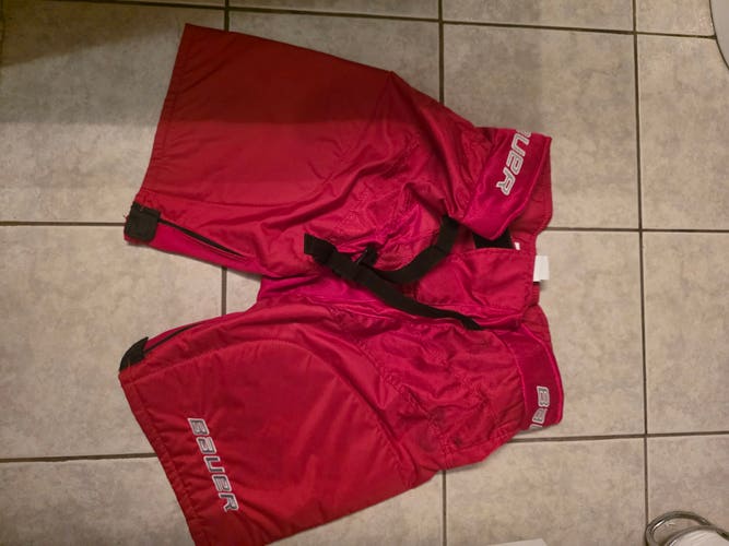 Red Medium Bauer S190 Pant Shell (Used)