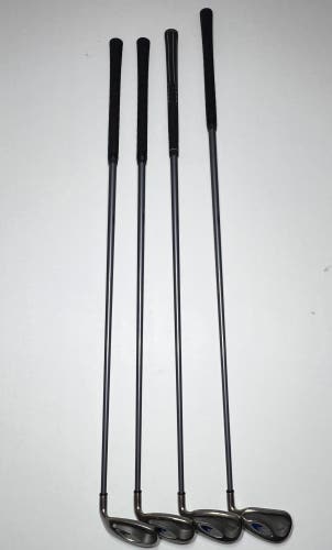 Men's Callaway Hawk Eye Right Handed Iron Set Senior Flex Graphite Shaft 4 Pieces (Used)