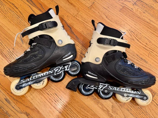 Vintage Salomon FSK Deemax 3 Freeskate Inline Skates — Men's US11.5/UK 11 (Used)