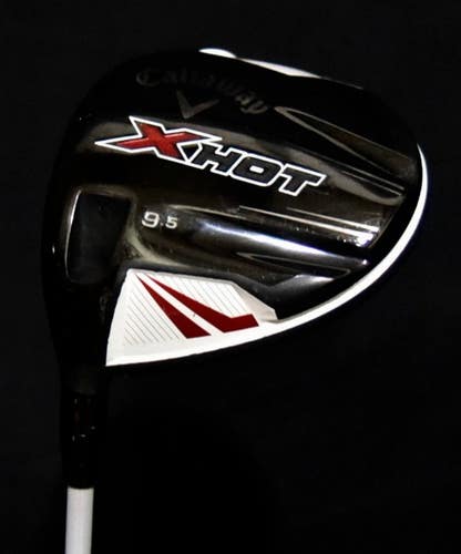 CALLAWAY X HOT DRIVER LOFT: 9.5 FLEX: REGULAR LENGTH: 46 IN LEFT HANDED