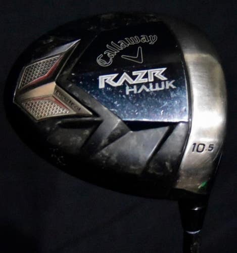 CALLAWAY RAZR HAWK DRIVER LOFT: 10.5 FLEX: REGULAR LENGTH: 45.5 IN RH NEW GRIP