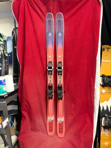 Skis: Salomon QST Myriad 85 all-mountain skis,169cm.
Bindings: Marker (Grip walk)
Binding Range: 2