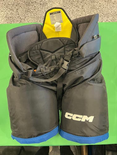 Columbus Blue Jackets Senior XL CCM HPTK Hockey Pants Pro Stock (Used)