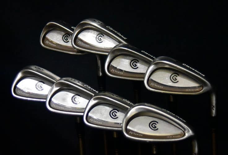 CLEVELAND CG W-SERIES IRONS SET: 4-9,P,S IRONS SHAFT 38.5IN (5I), RH, NEW GRIP