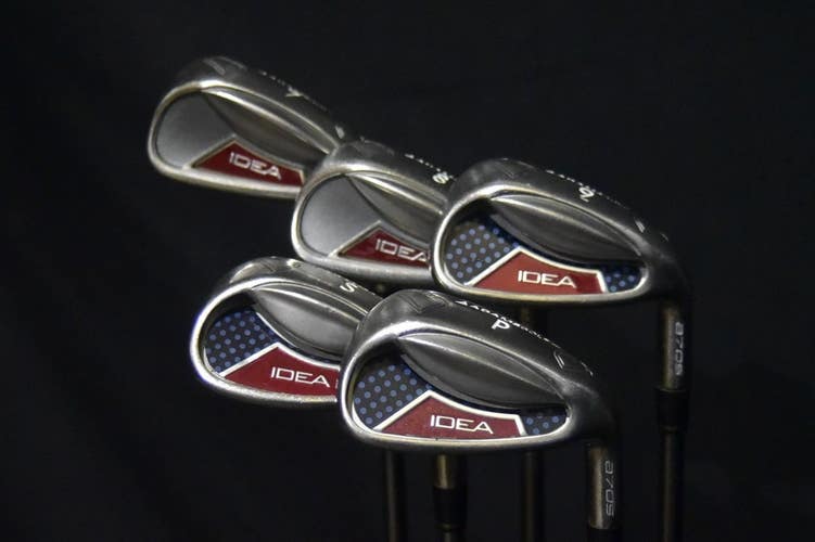 ADAMS IDEA A7OS SET: 7-9,S,P IRONS SHAFT 37.5 IN (7I), LADY FLEX, RH, NEW GRIP