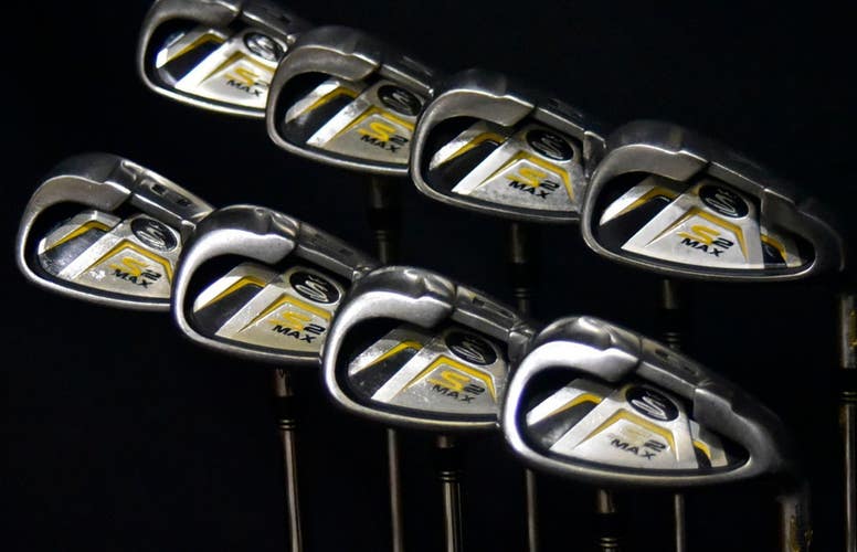 COBRA S2 MAX IRONS SET 4-PW GW FLEX: REGULAR LENGTH: (5) 38.5 IN RIGHT HANDED
