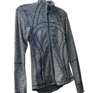Lululemon Women's Zip-Up Jacket - Grey - Size 4