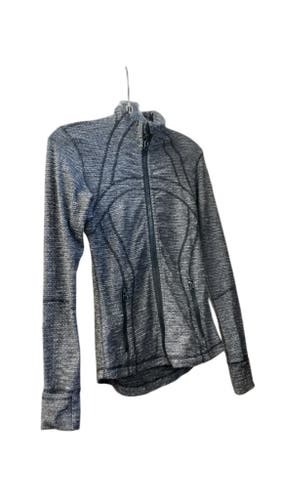Lululemon Women's Zip-Up Jacket - Grey - Size 4