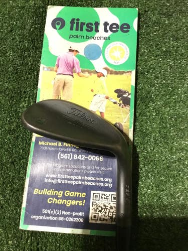 Titleist Vokey Design SM7 S Grind Jet Black 56* Sand Wedge (SW) Wedge Flex Steel