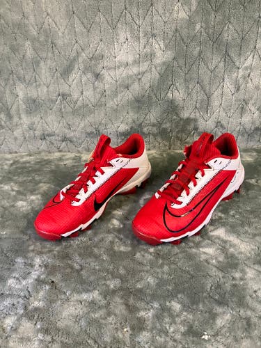 Red Unisex 4.5Y (Big Kids / Youth) Youth Nike Vapor Low Top Footwear Molded Cleats (Used)