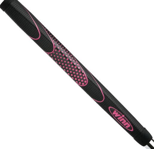 NEW Winn Medallist Pistol Excel Black/Pink Putter Grip M8-BPK