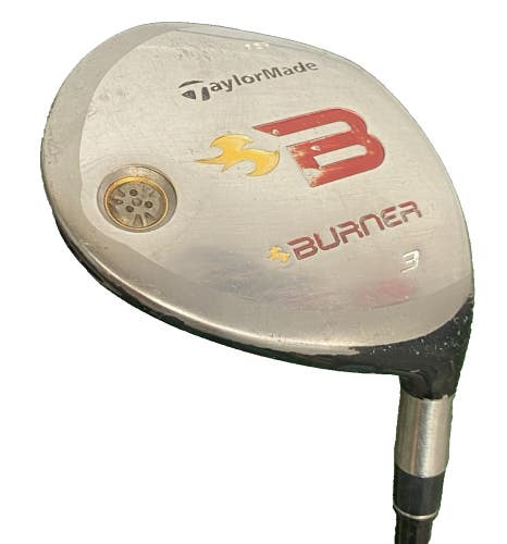 TaylorMade Burner 3 Wood 15 2008 RH 49g Reax Senior Graphite 42.5 New Jumbo Grip