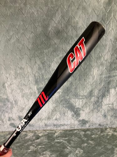 2021 Marucci CAT Alloy Bat USABat Certified (-11) Alloy 19 oz 30" (Used)