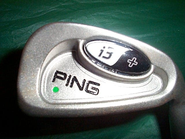 Ping i3+ 9 Iron Green Dot (Steel KBS Tour Stiff +2" Long) 9i I/3 Golf Club