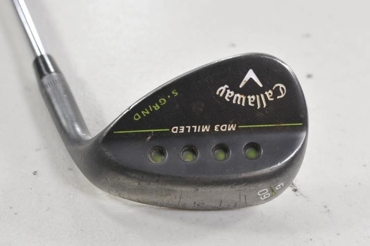 Callaway MD3 Milled Matte Black 60*-08 Wedge Right DG Wedge Flex Steel #219559