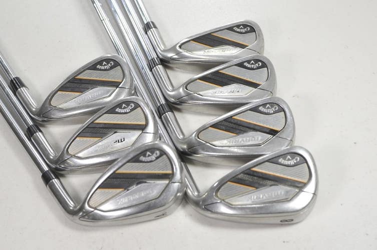 Callaway Mavrik 5-PW,AW Iron Set Stiff Flex Right Elevate 95g VSS Steel # 221280