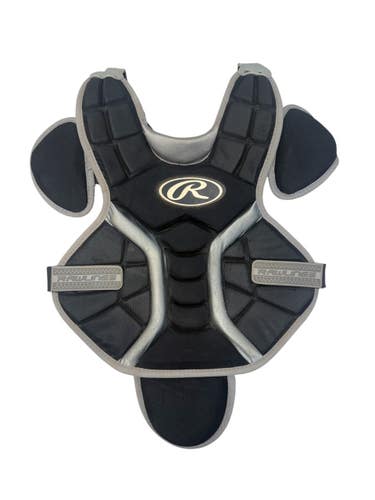 Used Rawlings RENEGADE Catchers Chest Protector Black And Grey Intermed 11835-S000211522