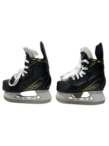 Used CCM TACKS 2092 Youth Hockey Skate White/Black/Yellow Youth 08.0 11835-S000211534