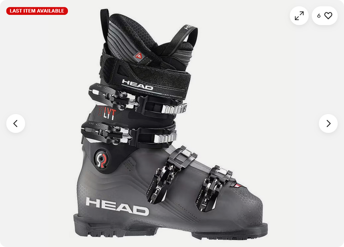 NEW Men’s HEAD NEXO LYT 11 R ski boots size 28.5 mondo / US 10.5