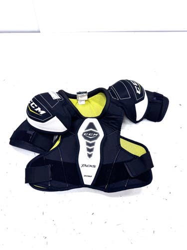Used CCM TACKS Junior Shoulder Pads LG 11860-S000314656