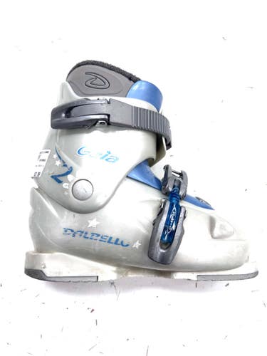 Used Dalbello GAIA 2 Girls DH Ski Boot Grey 225 MP - J04.5 - W5.5 11860-S000314645