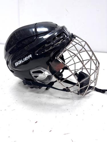 Used Bauer BHH5100M Helmet Cage Combo Black MD 11860-S000314648