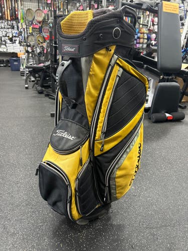 Used Titleist 14-WAY CART BAG Mens Cart Bag Yellow 11337-S000495611
