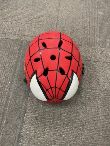 Used SPIDERMAN BIKE HELMET Bike Helmet Red MD 11614-S000243041